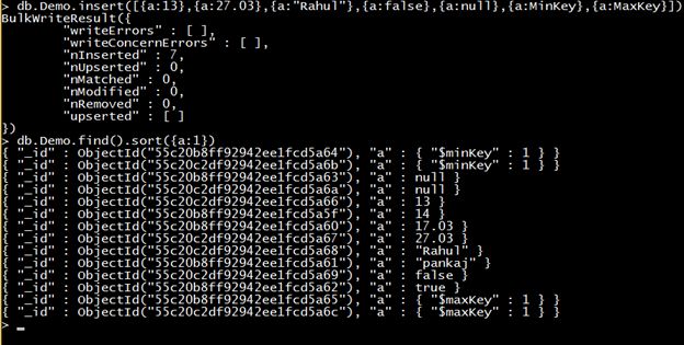 document into collection